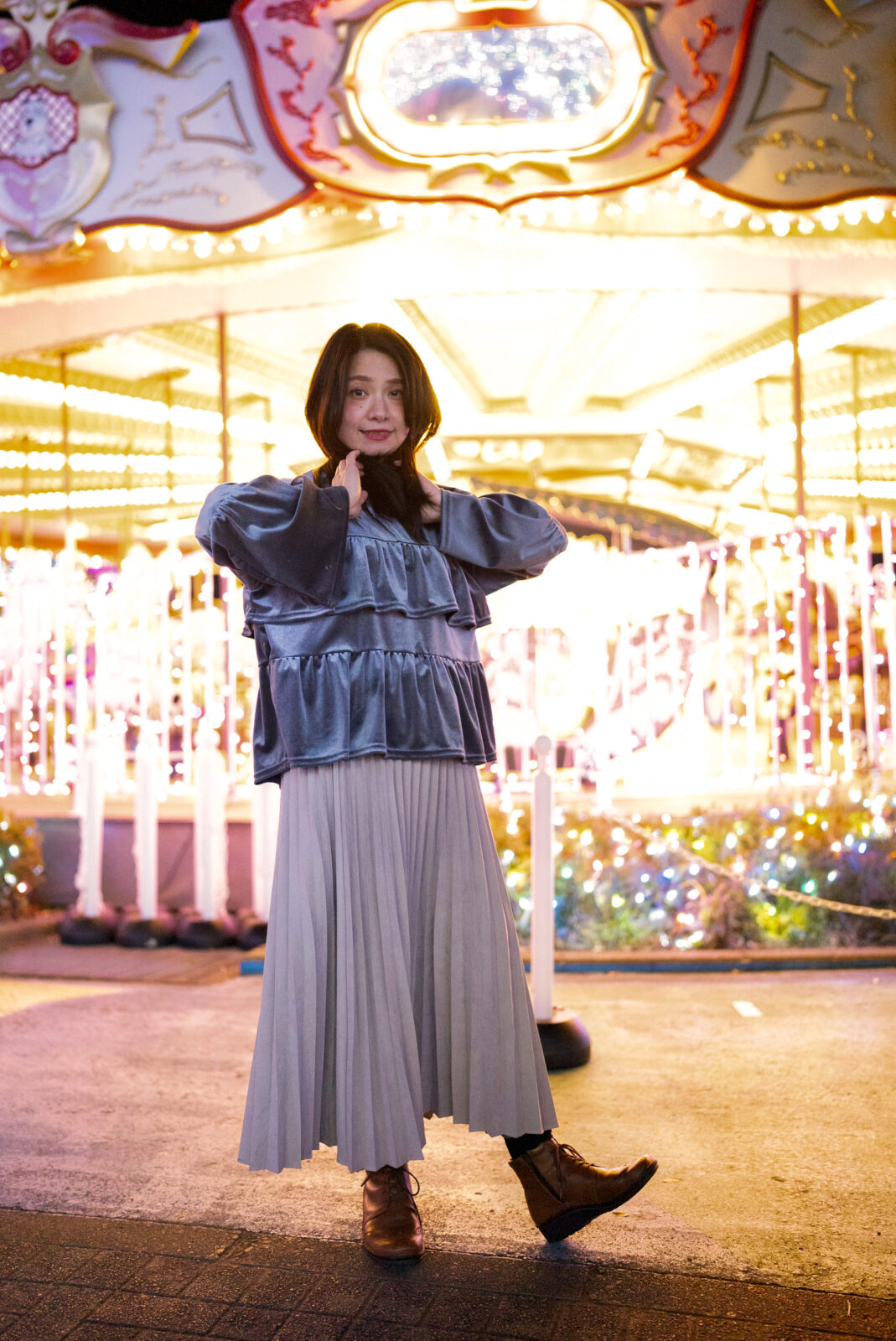 久美子 よみうりランド夜景